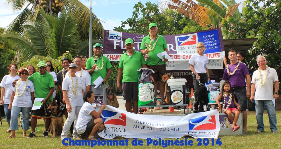 Le Club Canin de Pirae a accueilli le Championnat de Polynésie de chien d'utilité 2014